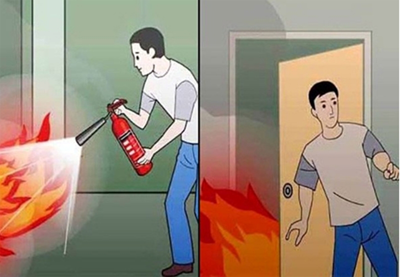 Hướng dẫn cách thoát hiểm khi cháy ở chung cư