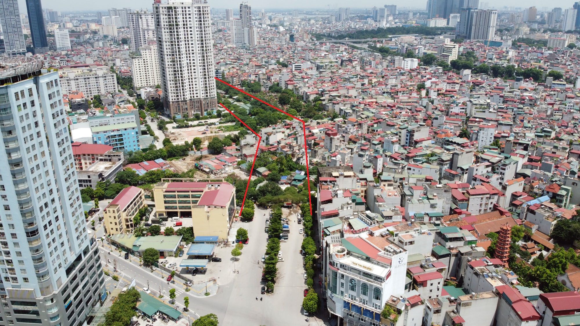 Cảnh quan phường Yên Hòa - Hà Nội