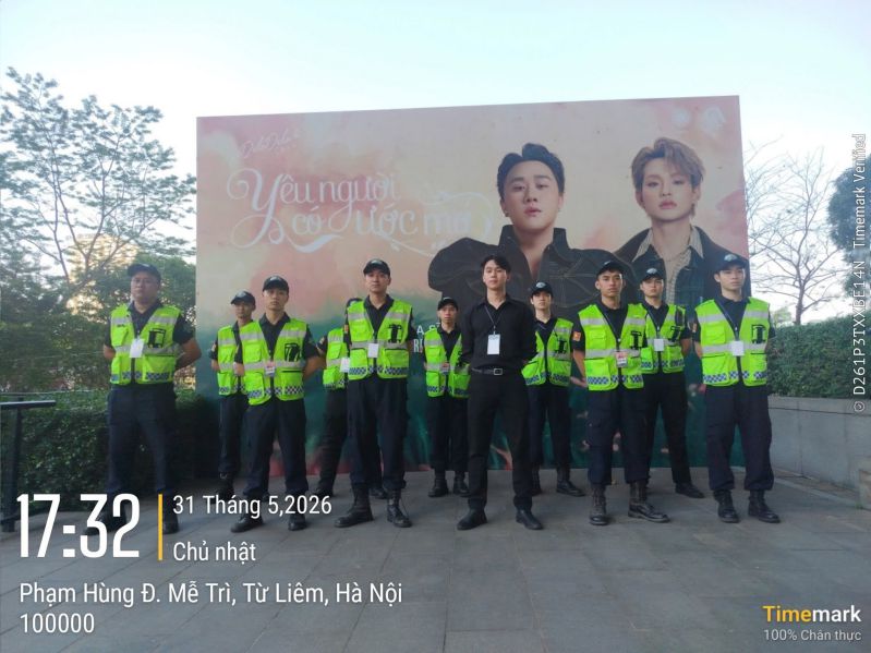 Với dịch vụ bảo vệ chuyên nghiệp, an ninh sự kiện được bảo đảm góp phần làm nên thành công của chương trình
